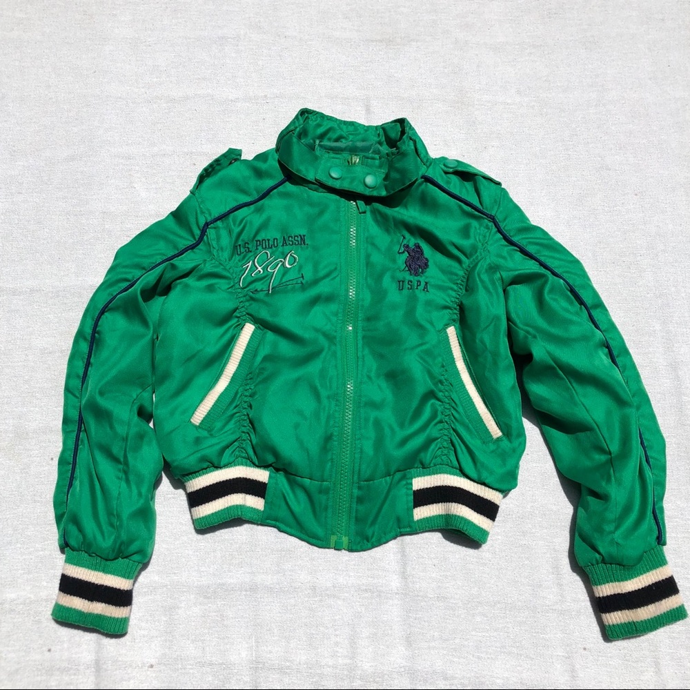 Kids Green Polo Jacket!